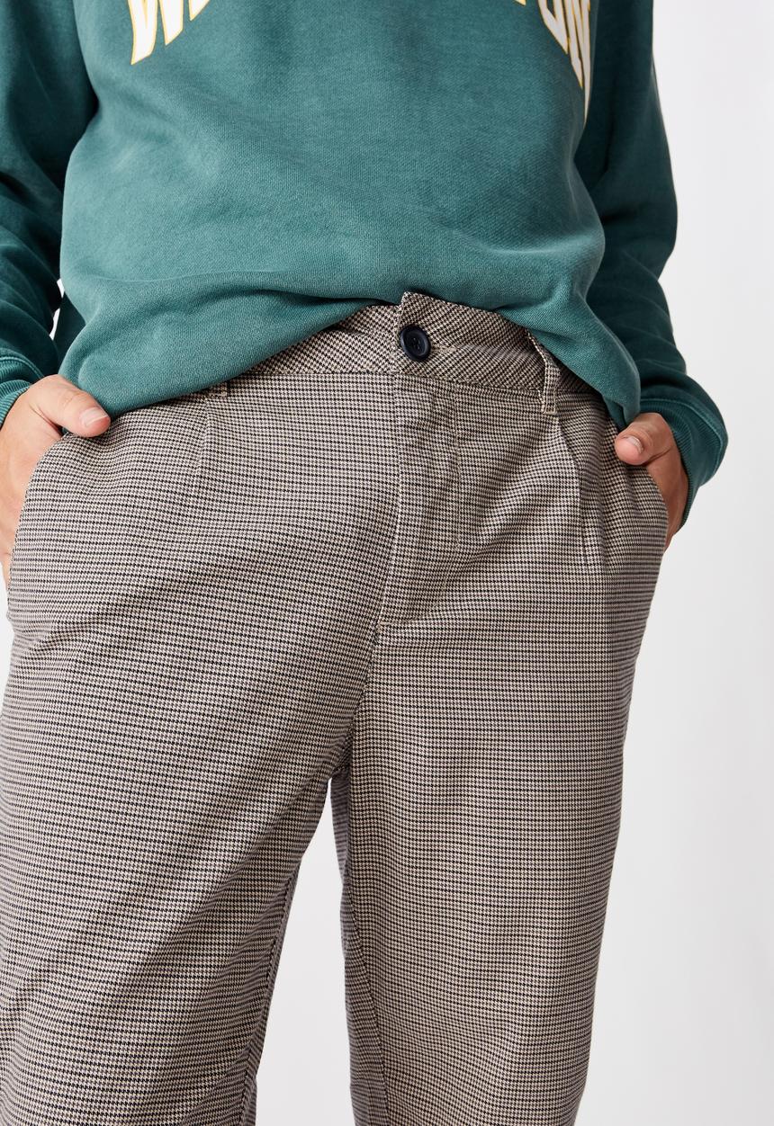Factorie - Slim tapered leg pant - york check