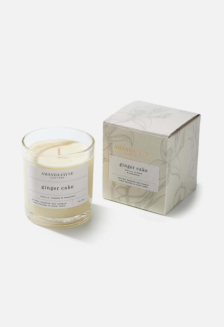 Amanda Jayne - Ginger cake glass collection candle