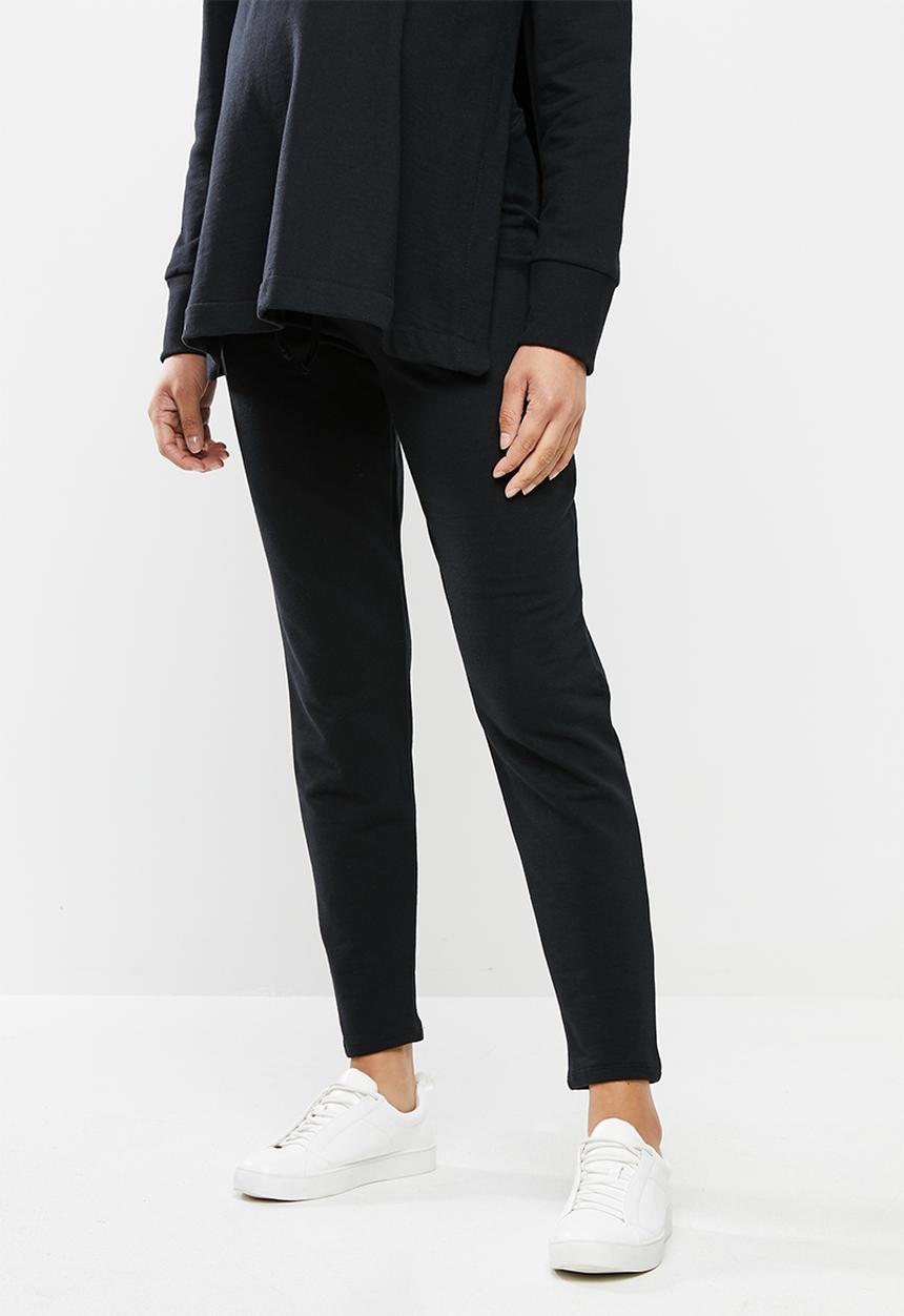 Superbalist - Maternity stretch fleece bottoms - black
