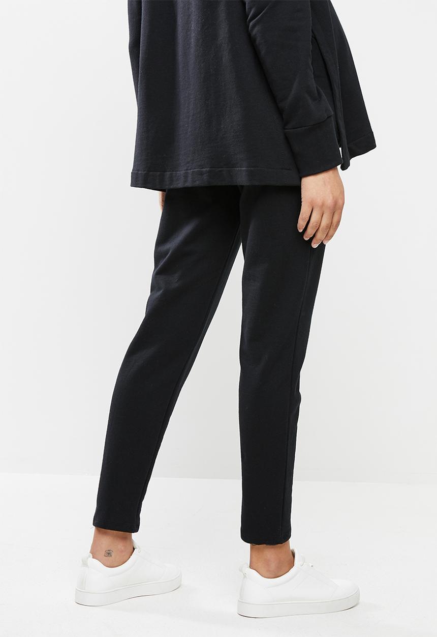 Superbalist - Maternity stretch fleece bottoms - black