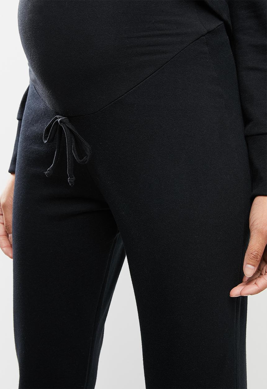 Superbalist - Maternity stretch fleece bottoms - black