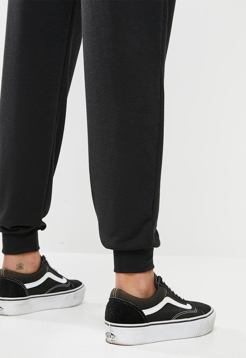Superbalist - Maternity cuffed rib pants - black