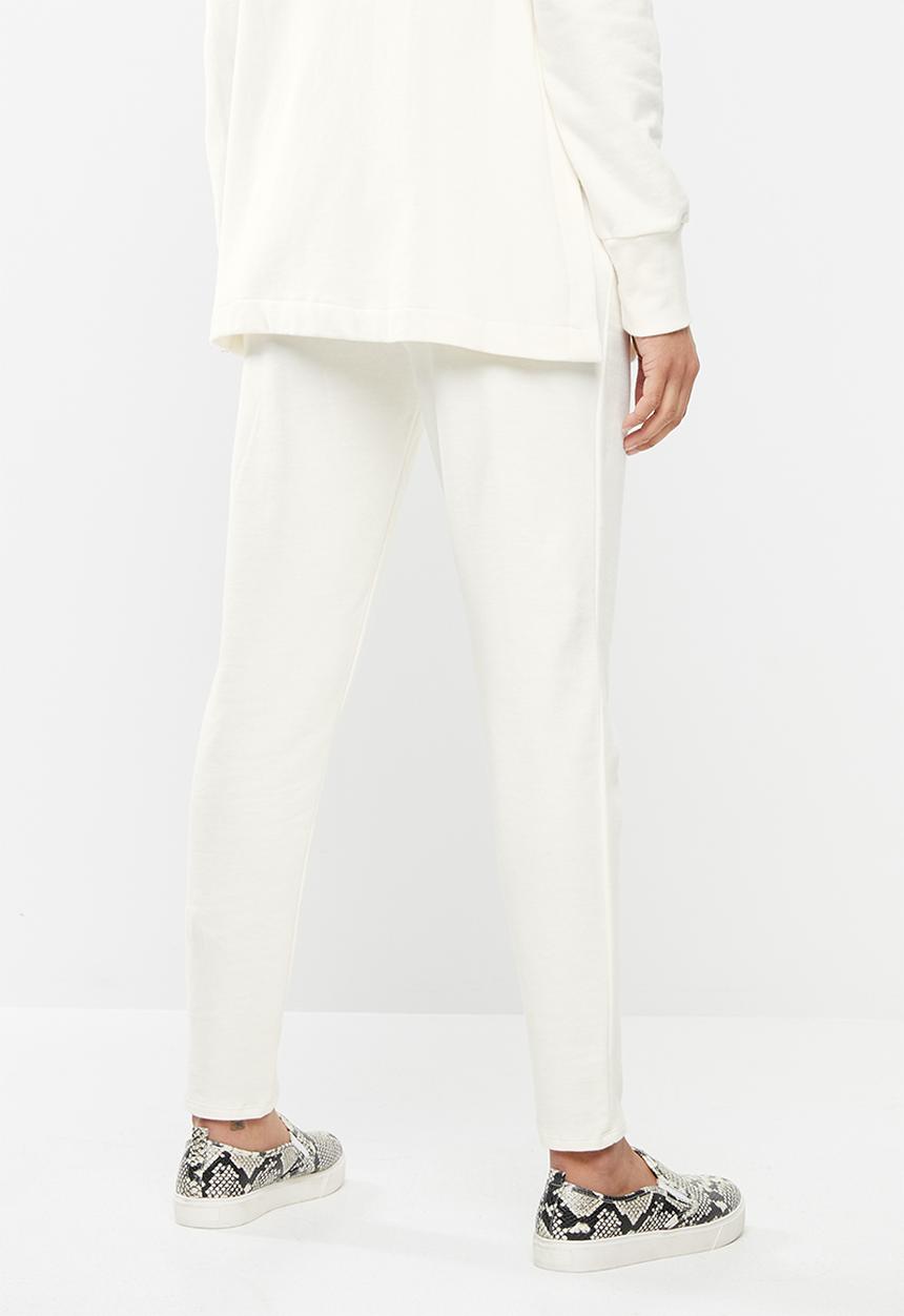 Superbalist - Maternity stretch fleece bottoms - milk