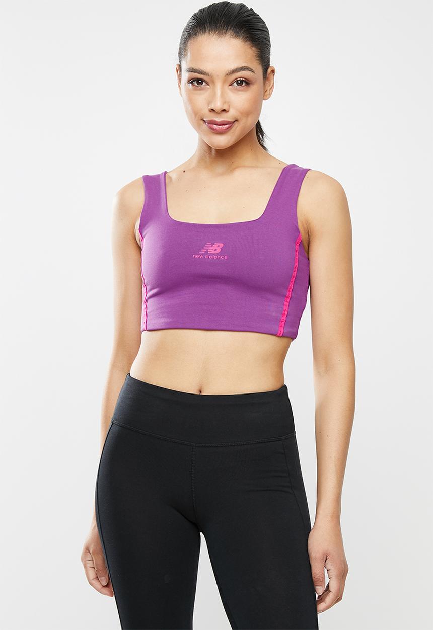 New Balance  - Tokyo night crop top - purple