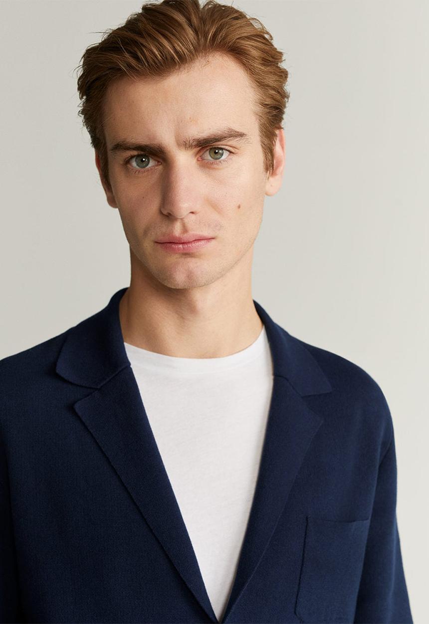 MANGO - Bally cardigan - navy