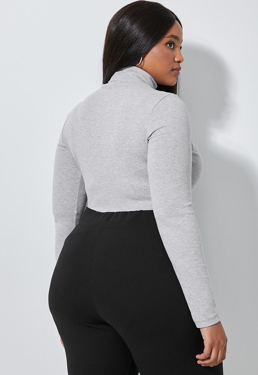 Superbalist - Rib poloneck - grey 