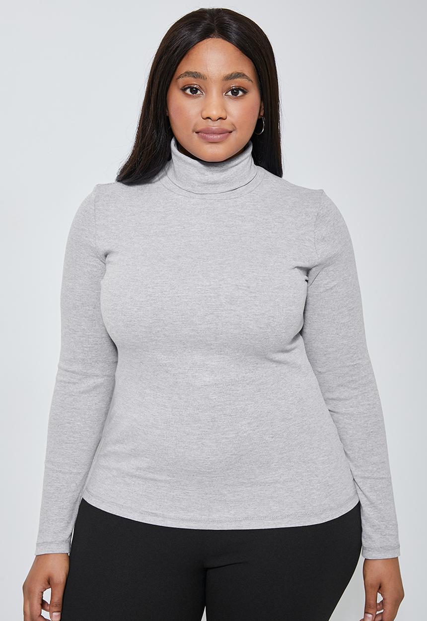 Superbalist - Rib poloneck - grey 