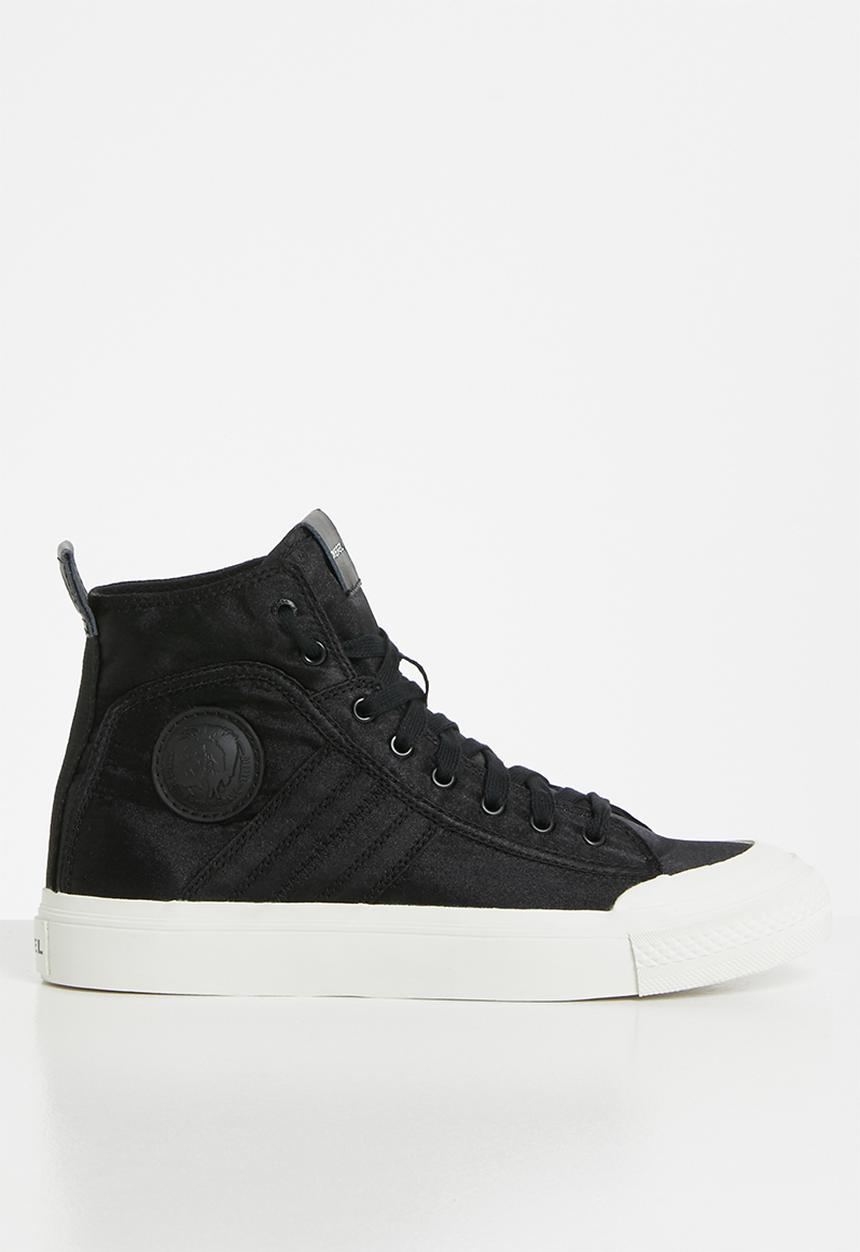 Diesel  - S-astico mid lace w - sneaker mid - black