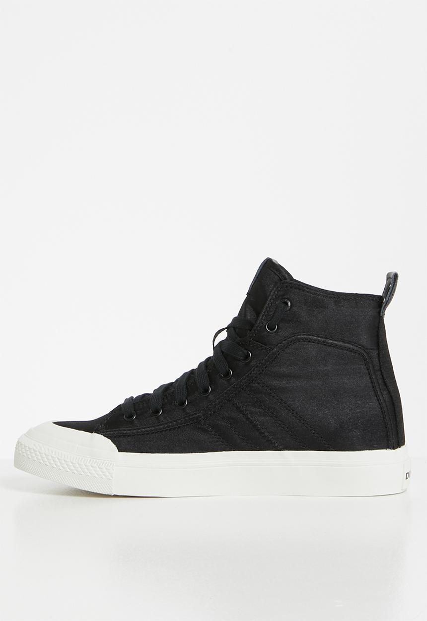 Diesel  - S-astico mid lace w - sneaker mid - black