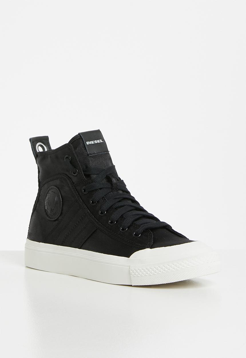 Diesel  - S-astico mid lace w - sneaker mid - black