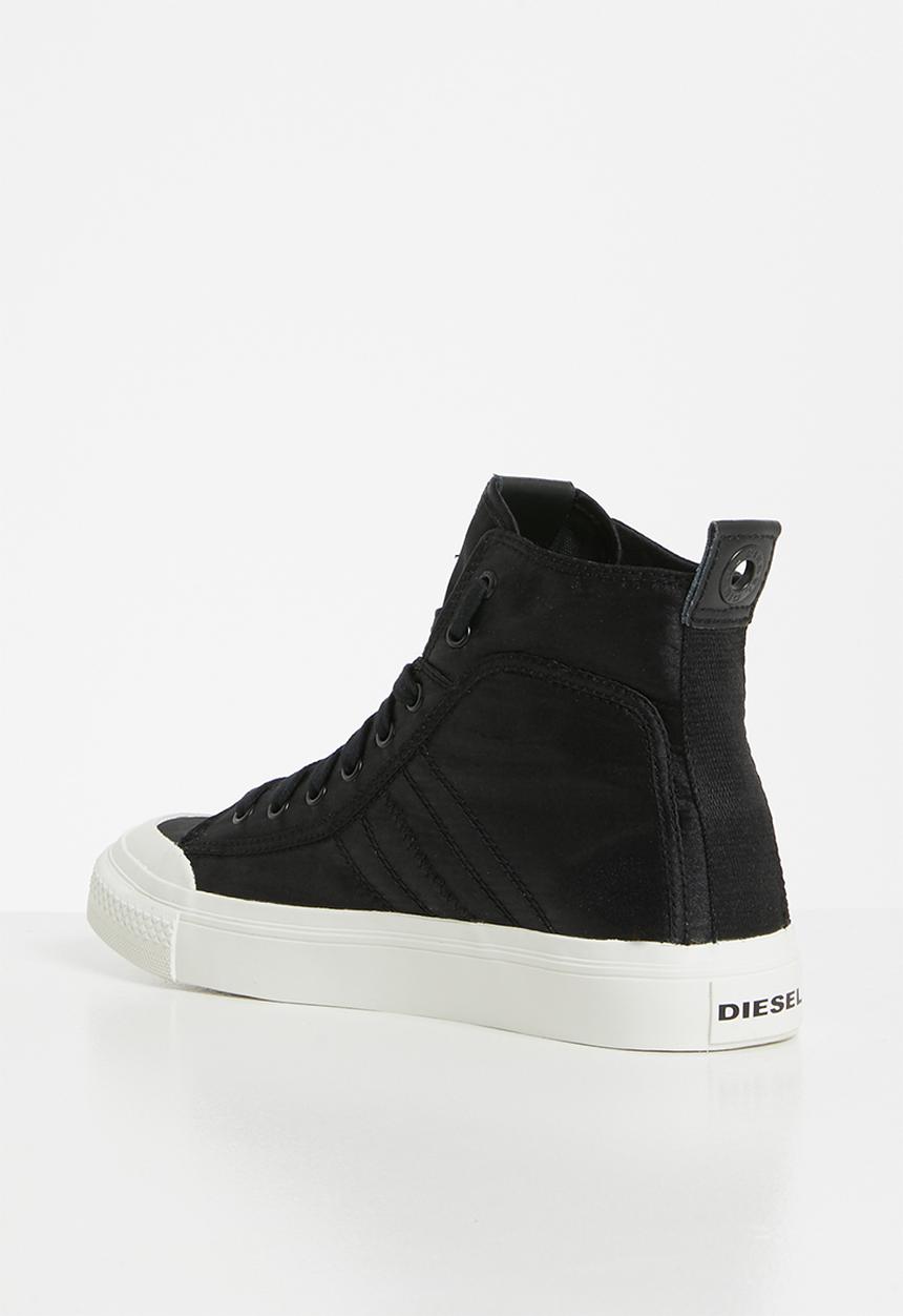 Diesel  - S-astico mid lace w - sneaker mid - black