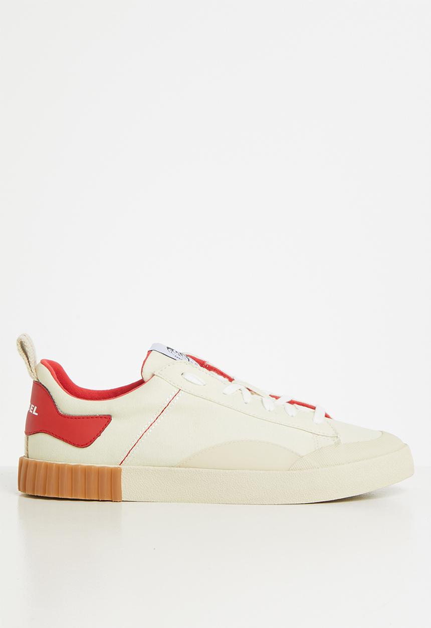 Diesel  - S-bully LC sneakers - tofu & fiery red