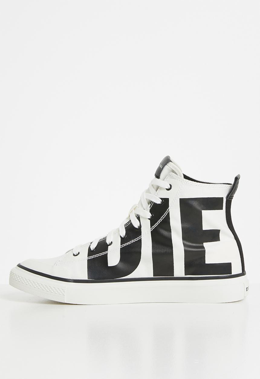 Diesel  - S-astico mc sneaker - star white & black