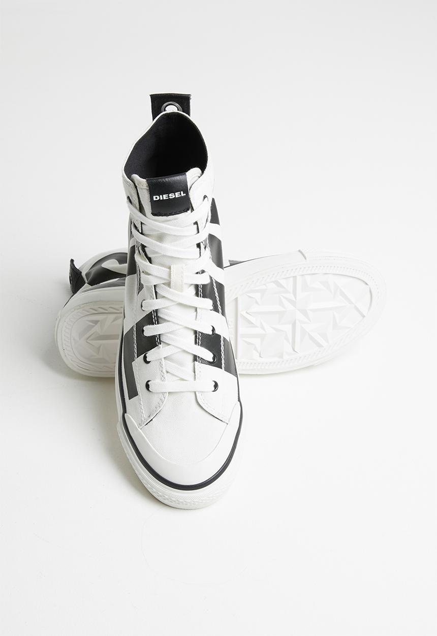 Diesel  - S-astico mc sneaker - star white & black