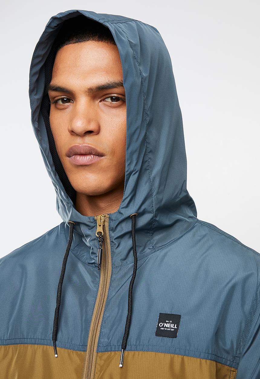 O'Neill - Del ray windbreaker - blue & brown