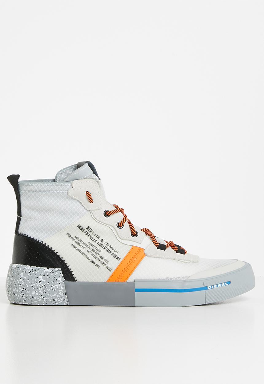 Diesel  - S-dese mid rc sneakers - star white & dirty