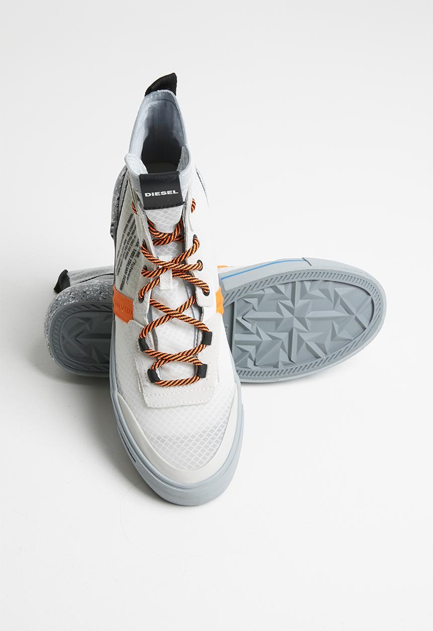 Diesel  - S-dese mid rc sneakers - star white & dirty