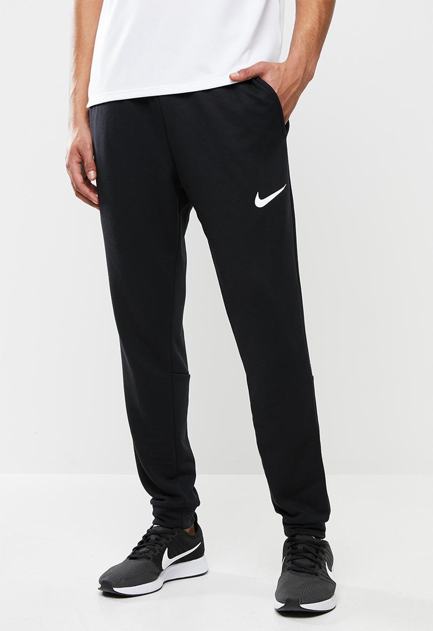 Nike - Dry tapered fleece pants - black