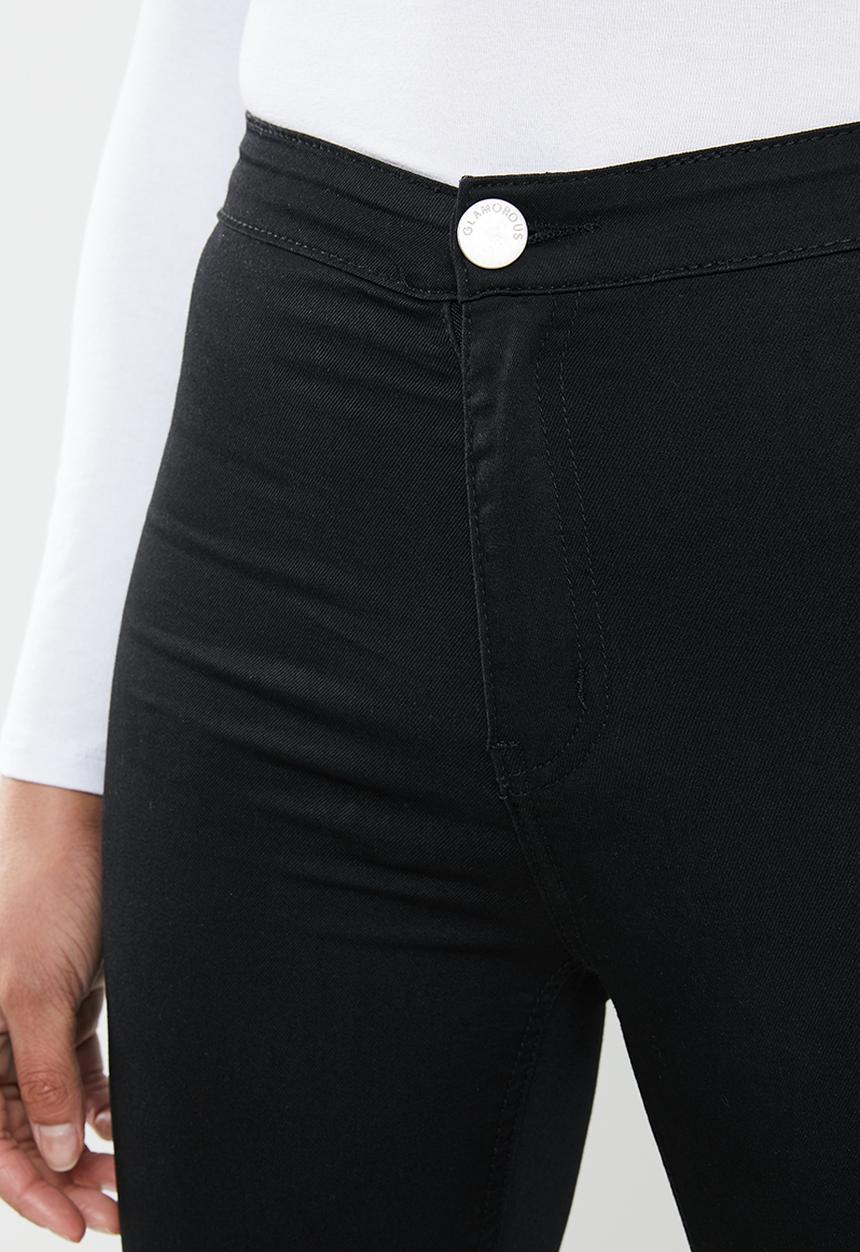 Glamorous - Nell super high waisted jeans - black