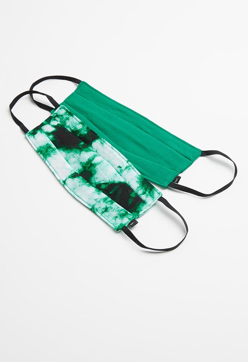 Superbalist - Green tie dye and green mask pack - green