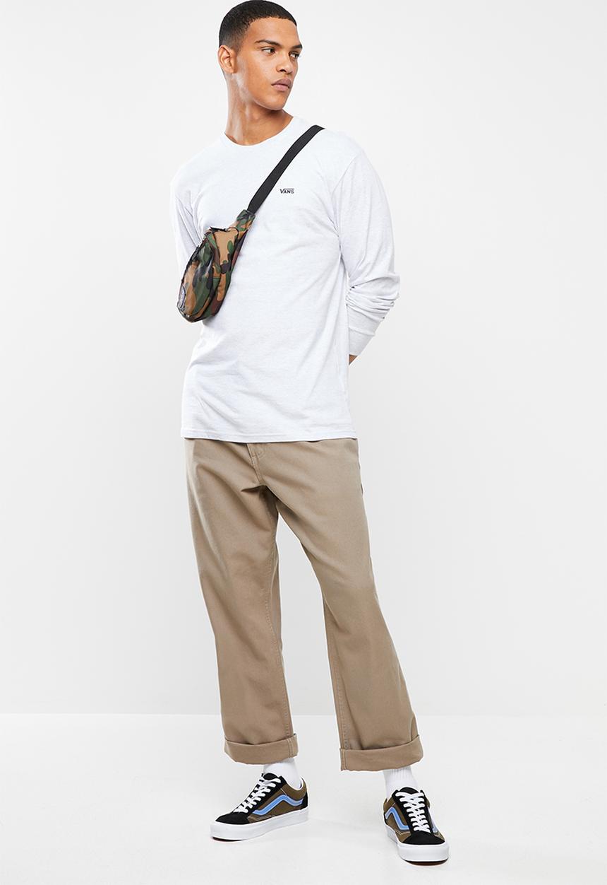 Vans - Left chest hit long sleeve tee - grey