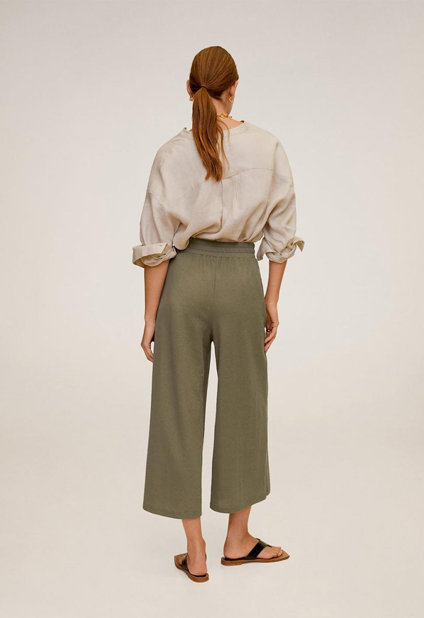 MANGO - Thalia trousers - khaki