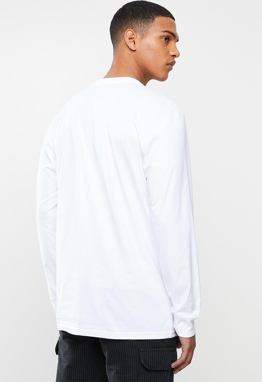 Vans - Left chest hit long sleeve tee - white 