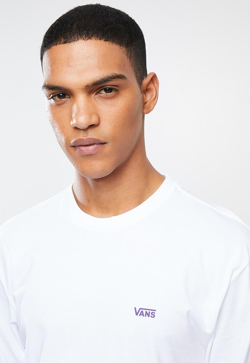 Vans - Left chest hit long sleeve tee - white 