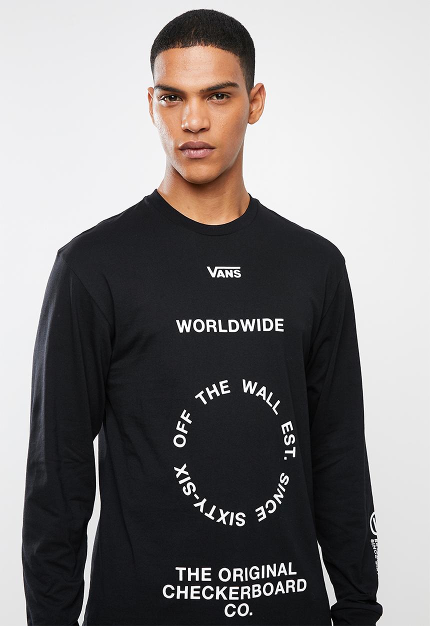 Vans - Distortion long sleeve tee - black