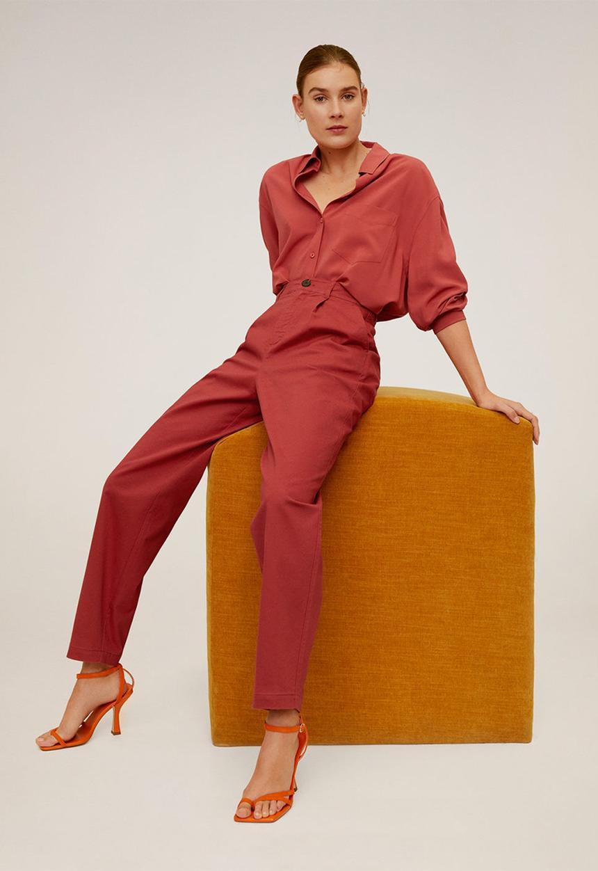 MANGO - Berlina trousers - red