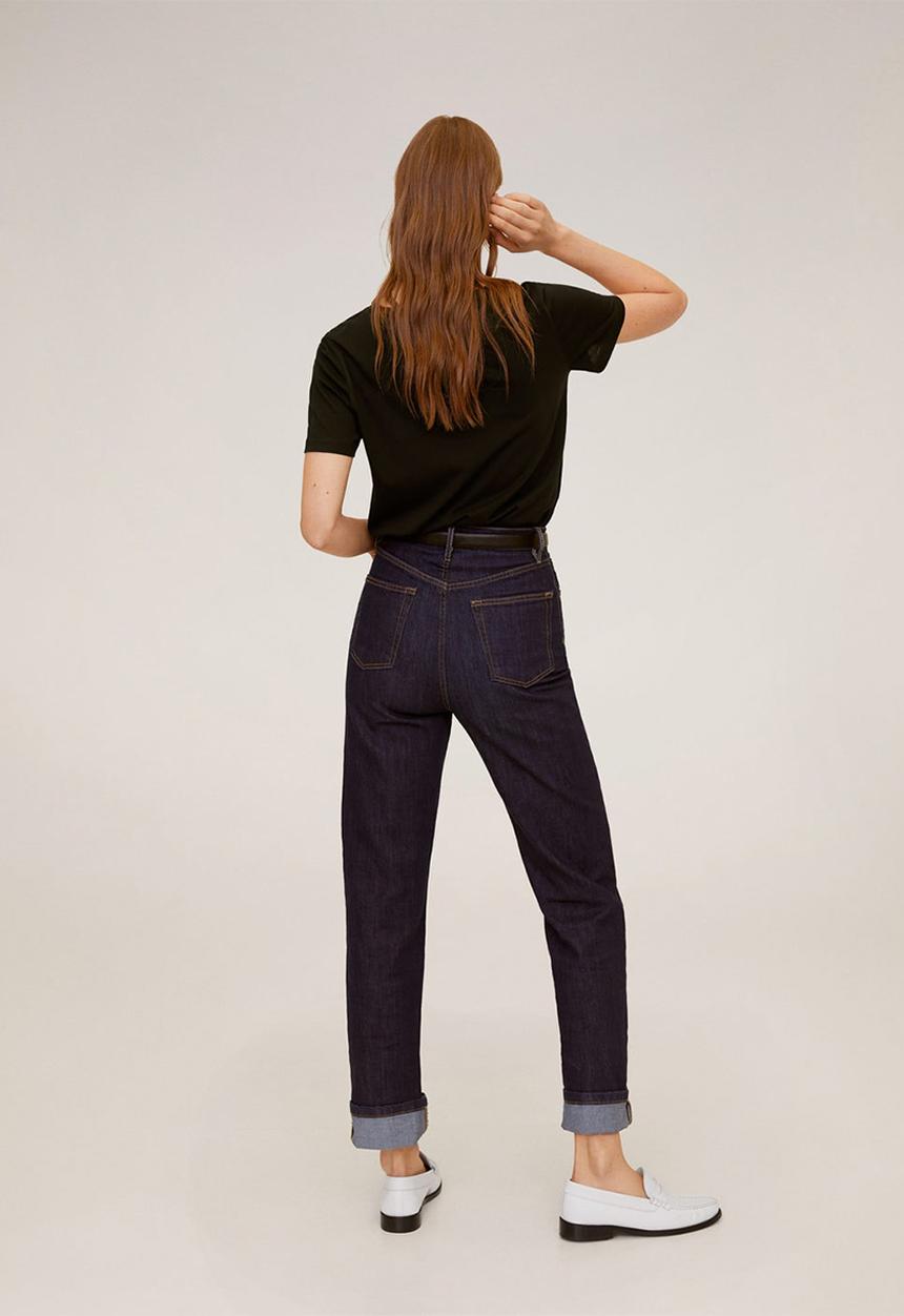 MANGO - T-shirt chalapi - black