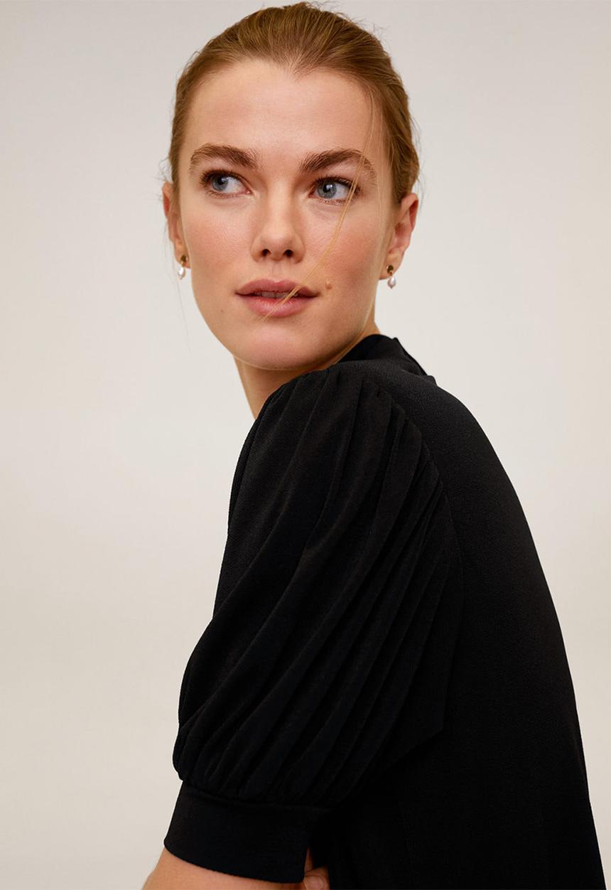 MANGO - Dress nito - black