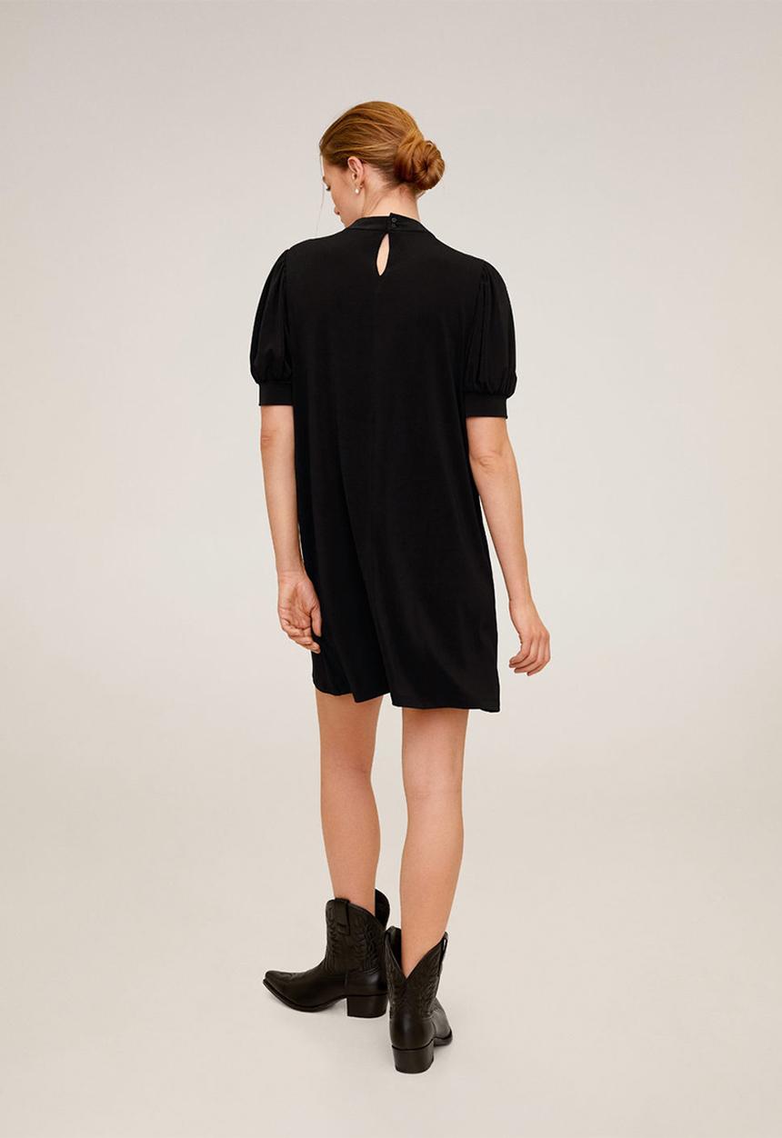 MANGO - Dress nito - black