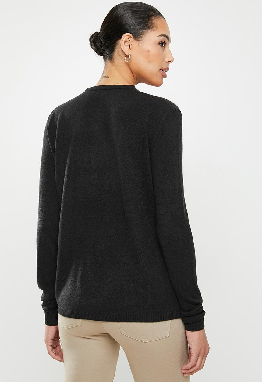 edit - Classic cardi - black