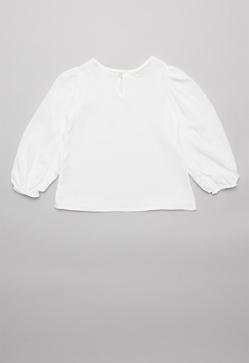 Superbalist Kids - Top with puff sleeve - milk