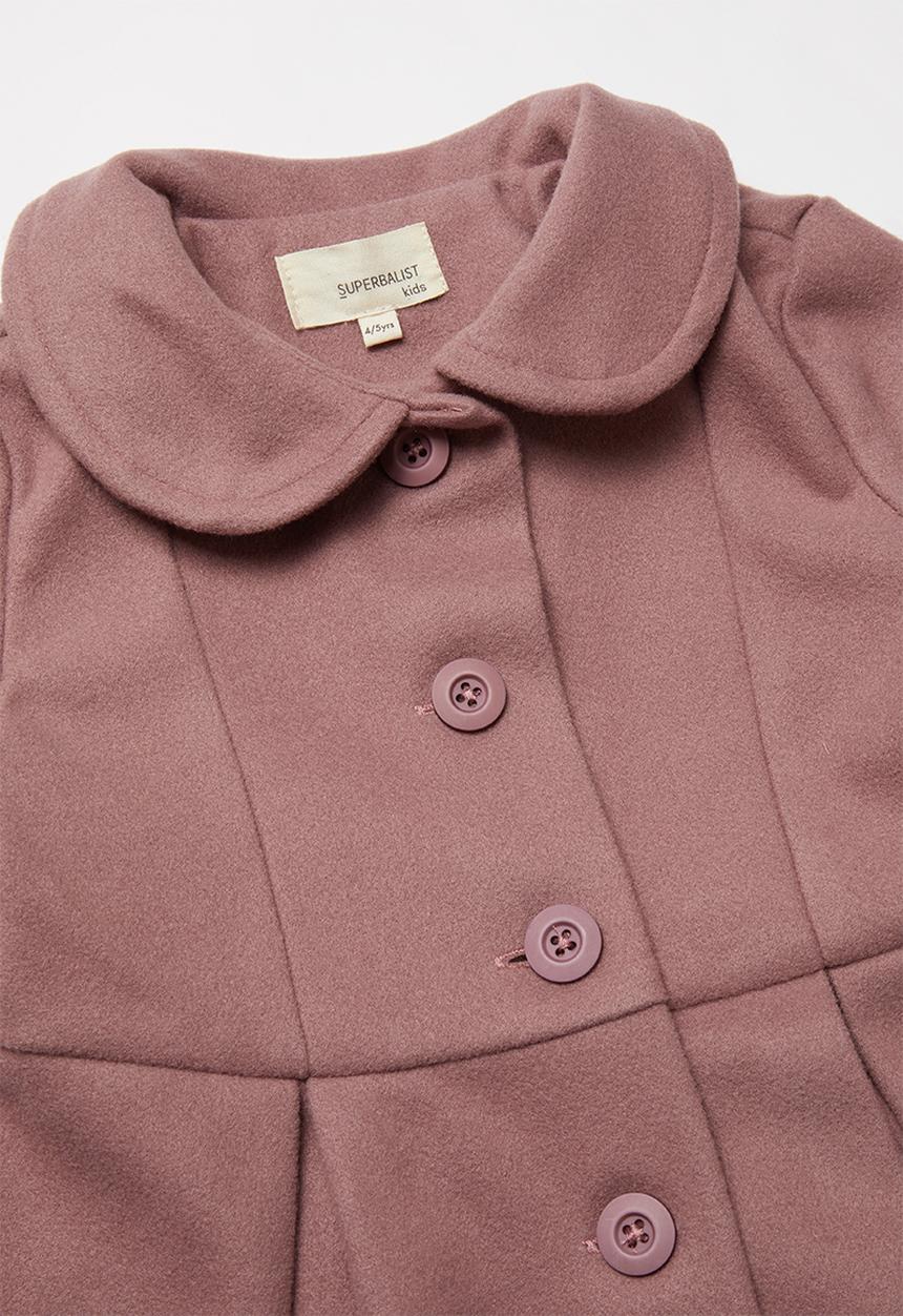 Superbalist Kids - Girls melton jacket - mauve