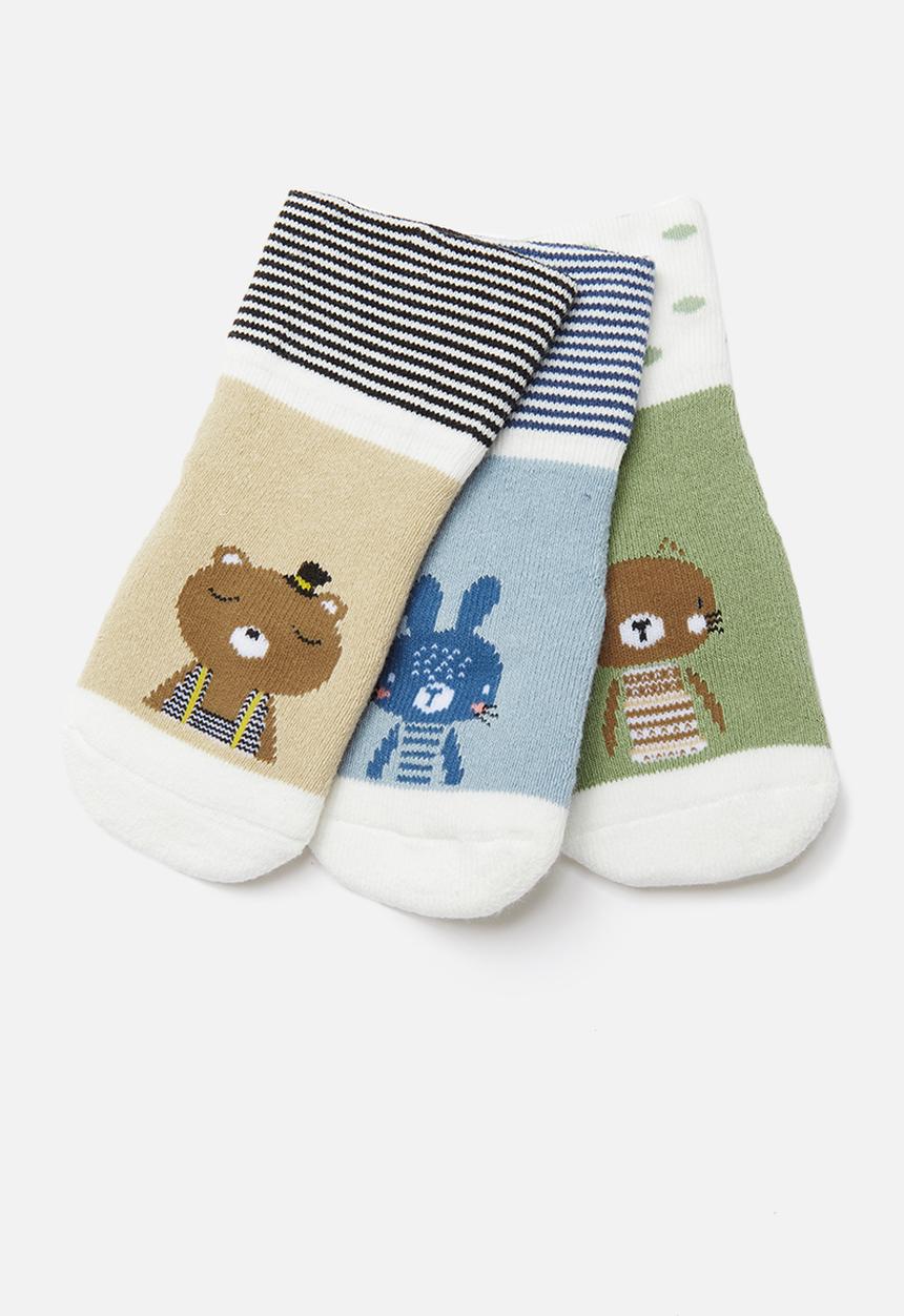 Pop Candy - 3 Pack multi print socks - multi