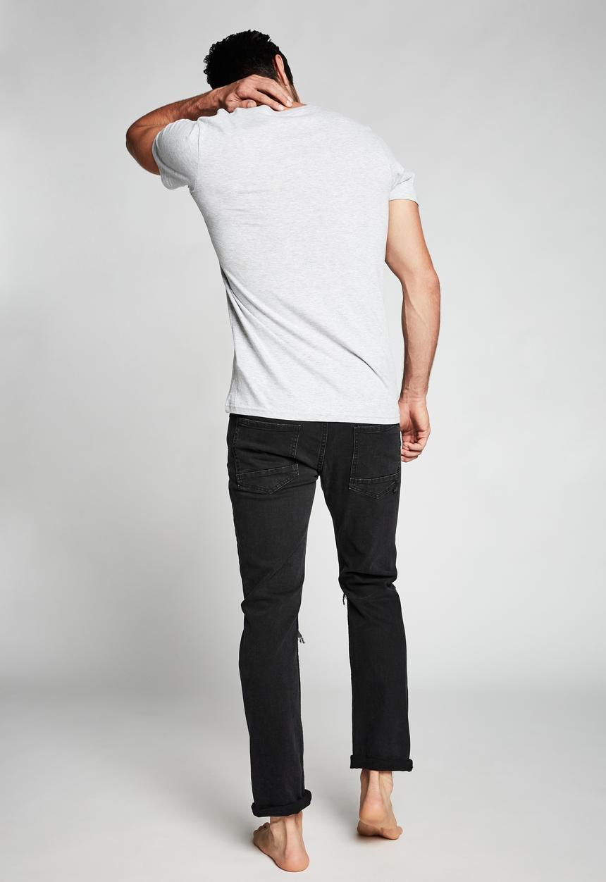 Cotton On - Tapered leg jean - black