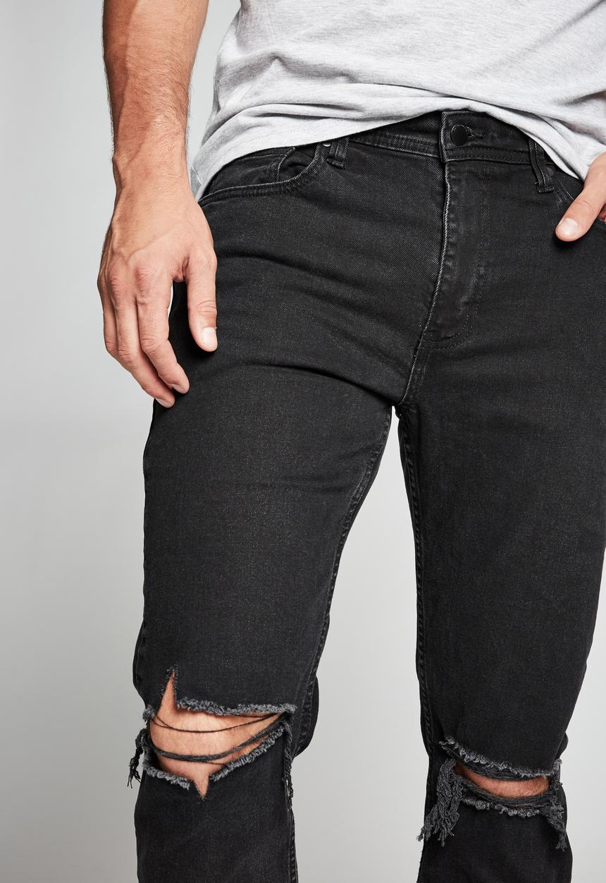 Cotton On - Tapered leg jean - black