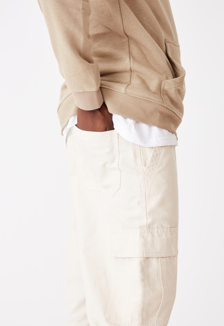 Cotton On - Cargo pant - cream 