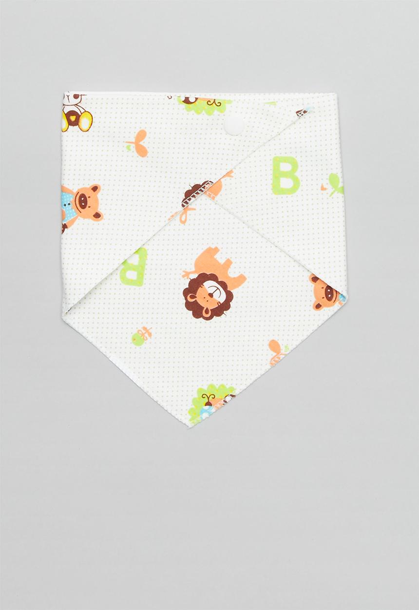 Pop Candy - 2 Pack barnyard bibs - white