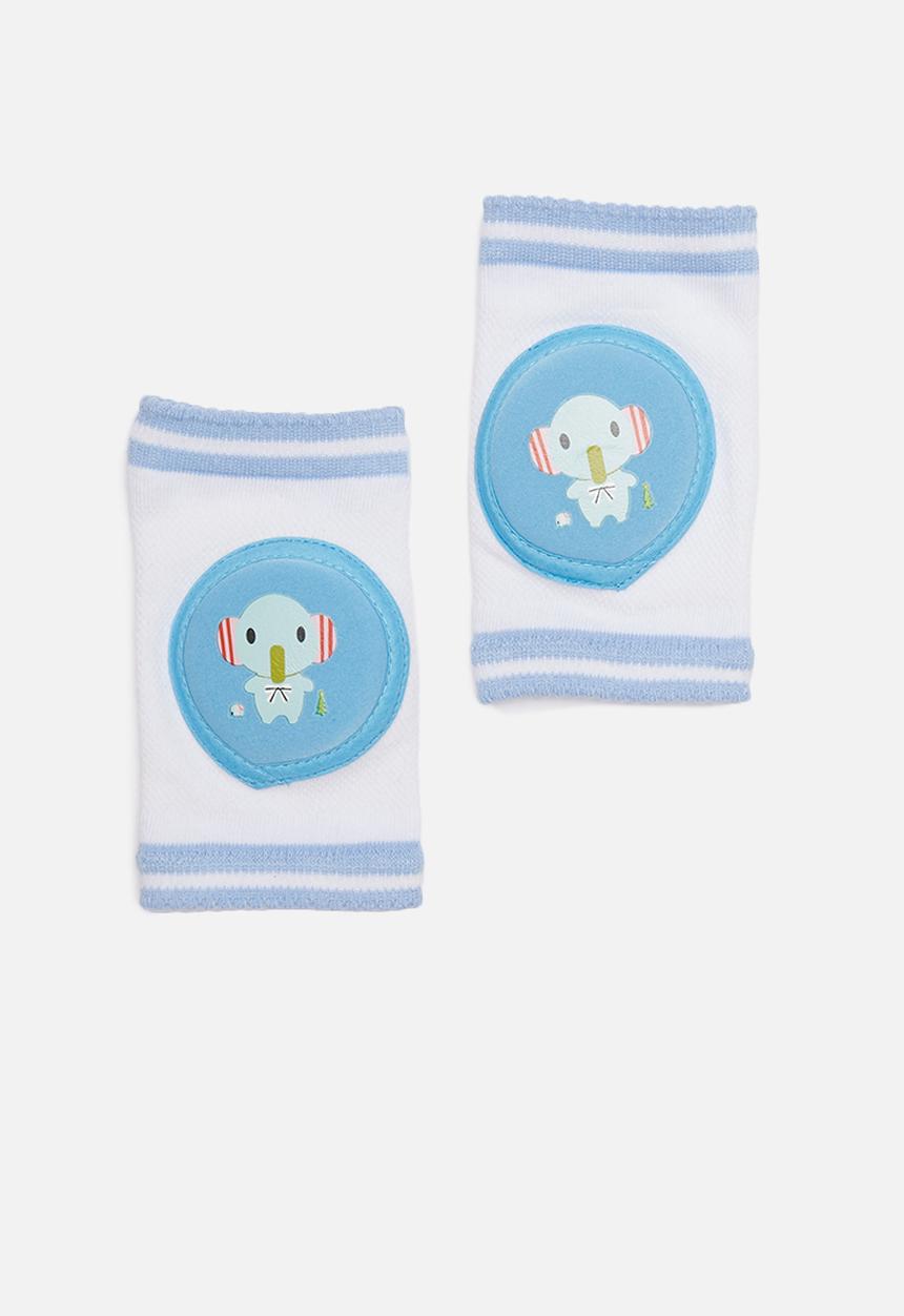Pop Candy - 2pk Elephant knee pads - blue & white