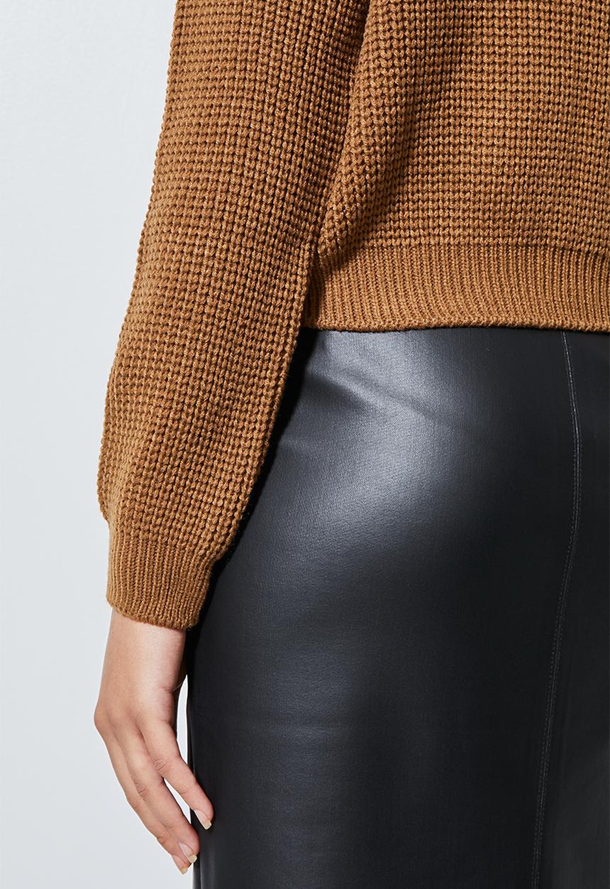 Superbalist - Knit crop cardigan - rust