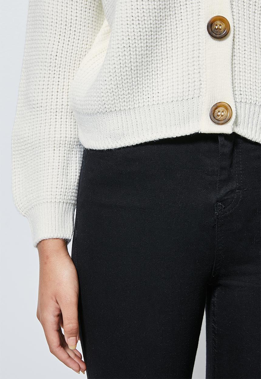 Superbalist - Knit crop cardigan - milk 