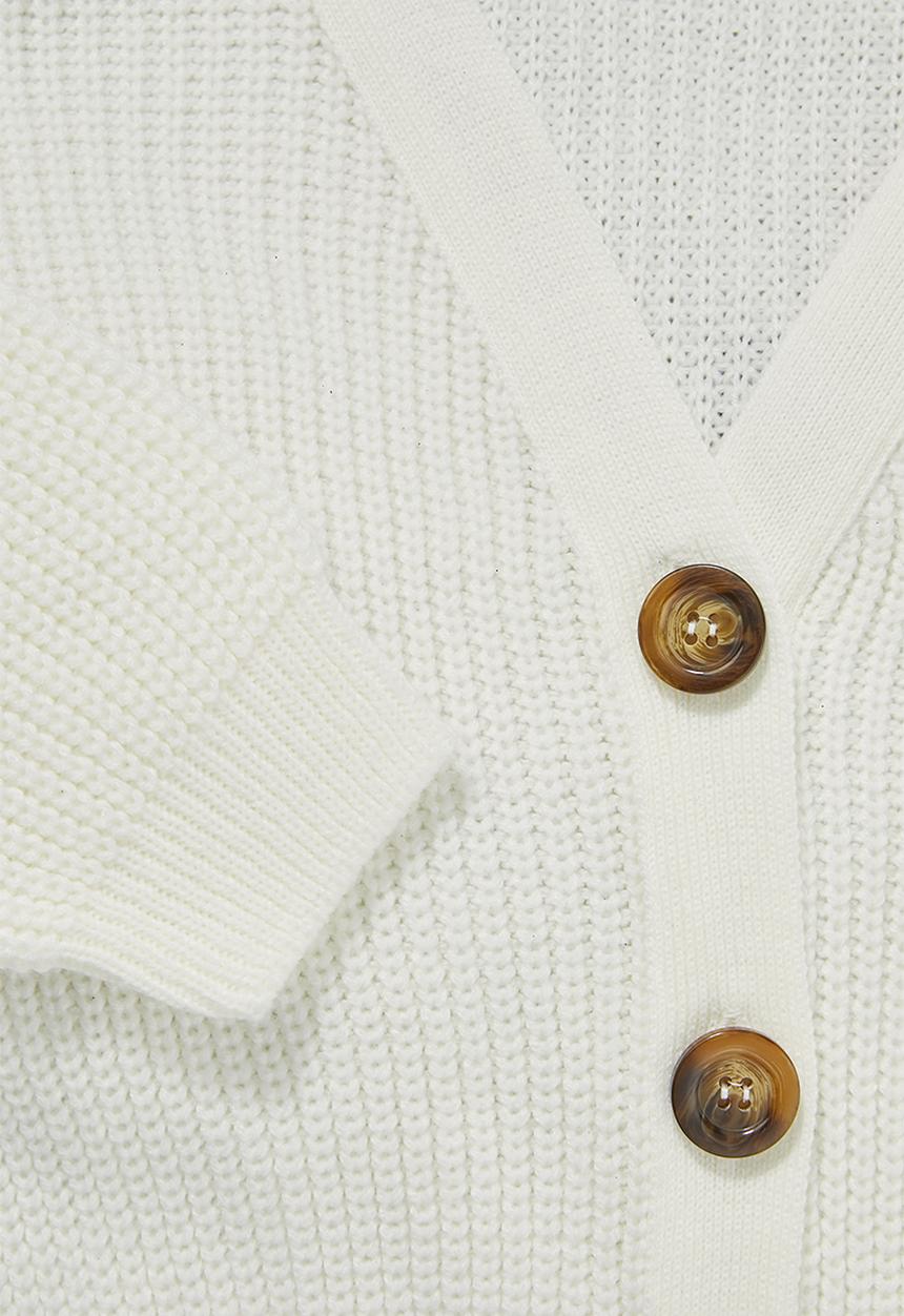 Superbalist - Knit crop cardigan - milk 