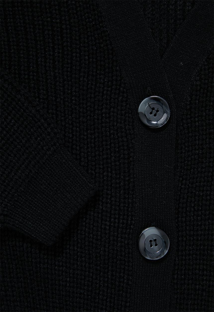 Superbalist - Knit crop cardigan - black