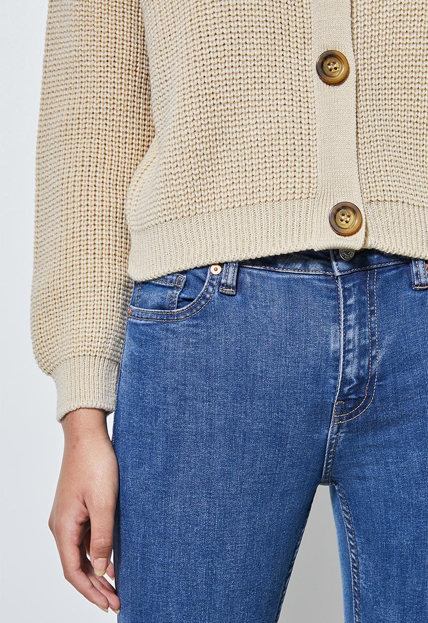 Superbalist - Knit crop cardigan - beige 