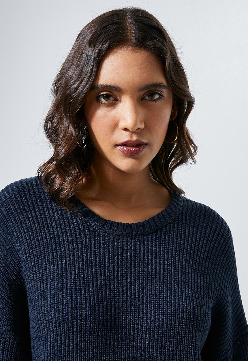 Superbalist - Lofty rib jumper - navy