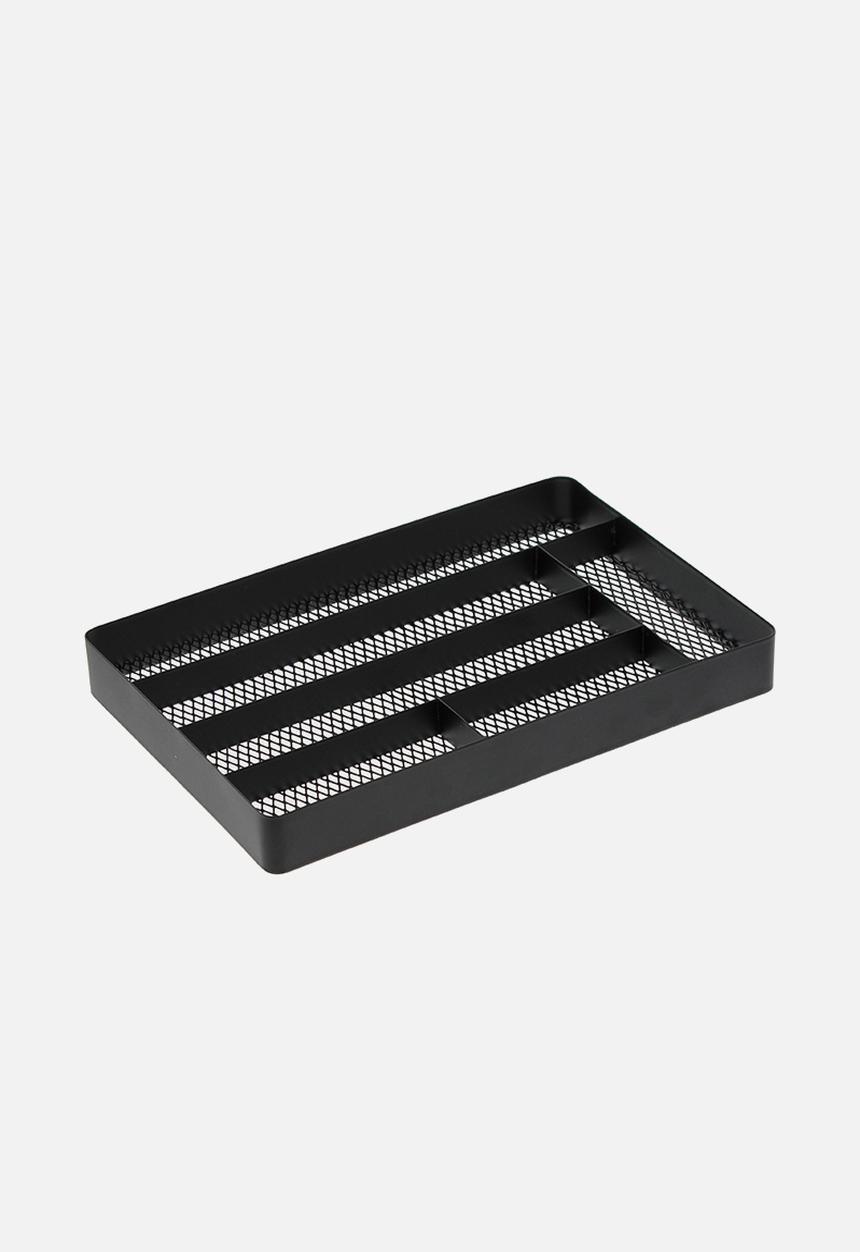 Yamazaki - Tower mesh desk drawer organizer - black