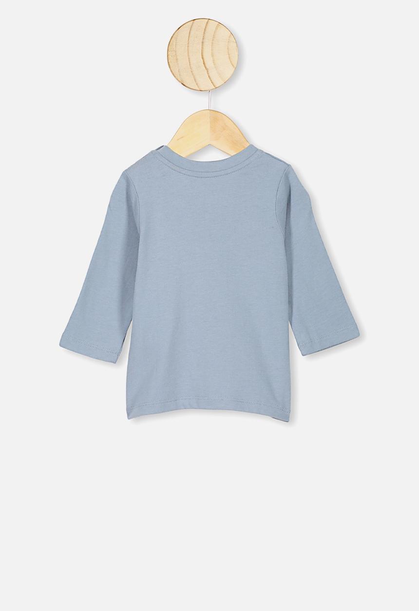 Cotton On - Jamie long sleeve tee - rain cloud